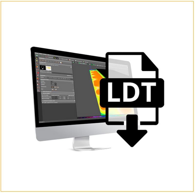 Where can I download the .ldt files to use DIALux with my lights?