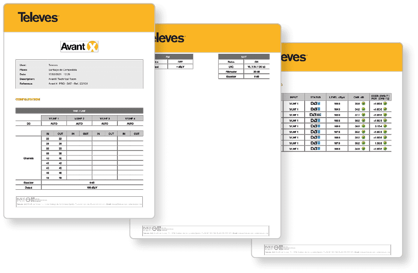 Production de rapports PDF avec Avant X Pro
