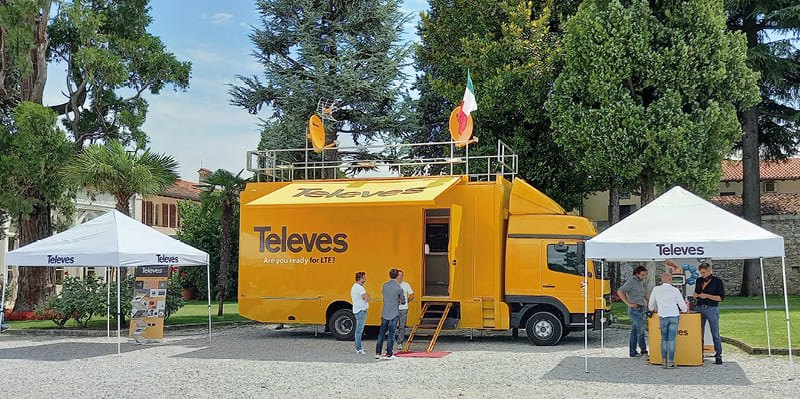 Televes Tour du 2e Dividende Numérique en Italie  