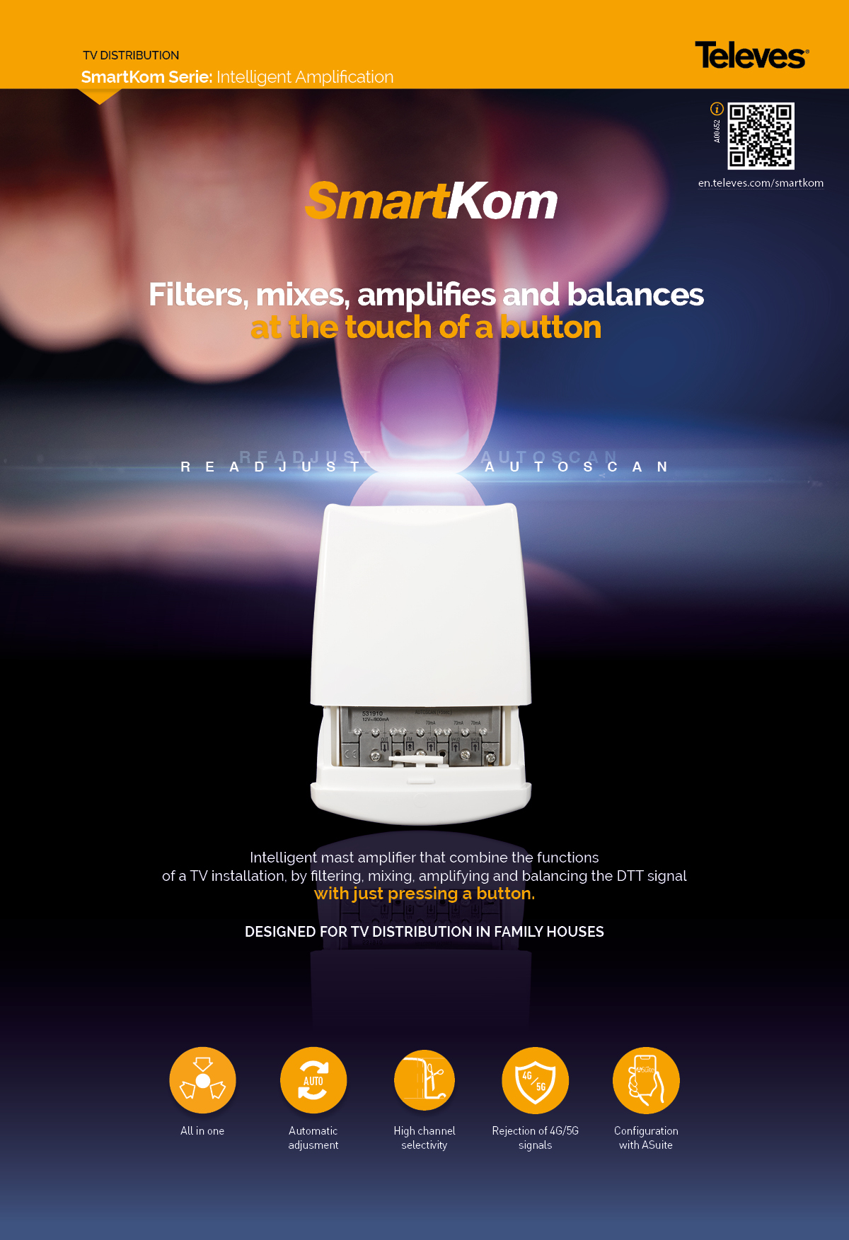 SmartKom - Filters, mixes, amplifies and balances at the touch of a button