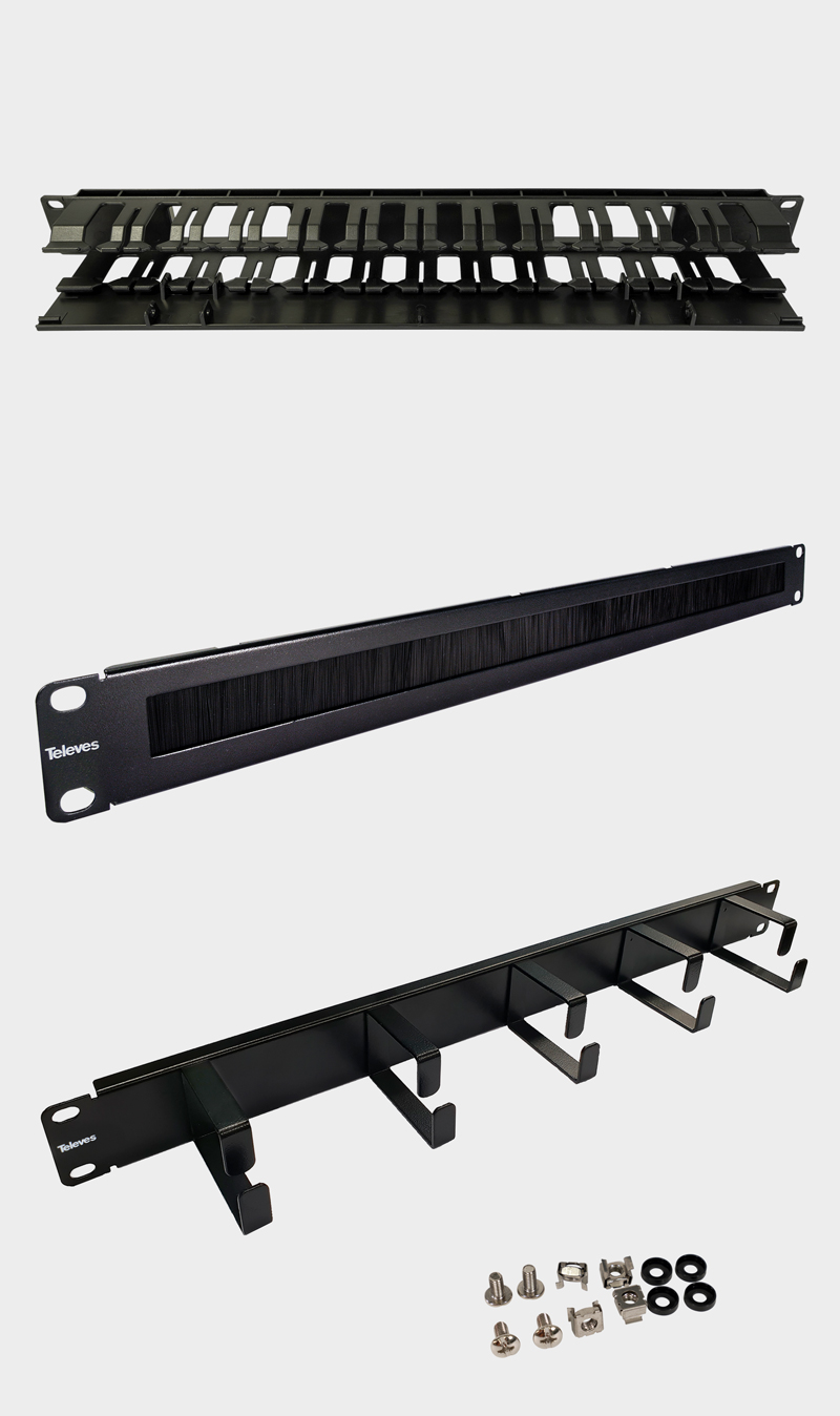 How to choose cable managers for wiring a rack