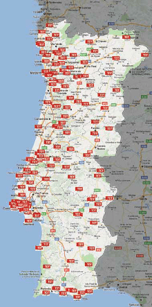 mapa dos emissores tdt Informa 47 (Dezembro 2011)