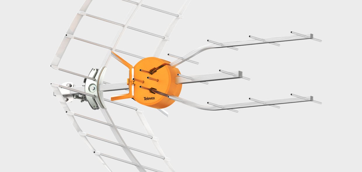 Nueva antena A6 para DVB-T2 de Televés
